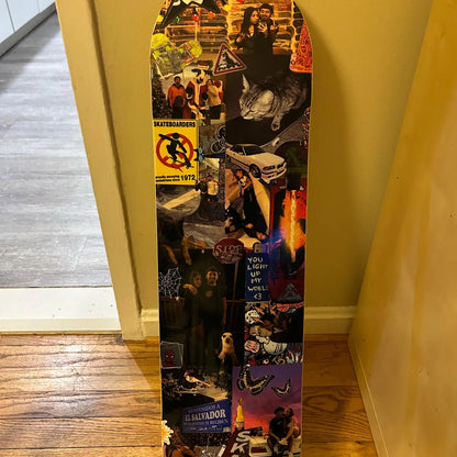 Custom Skateboard Deck - finished example