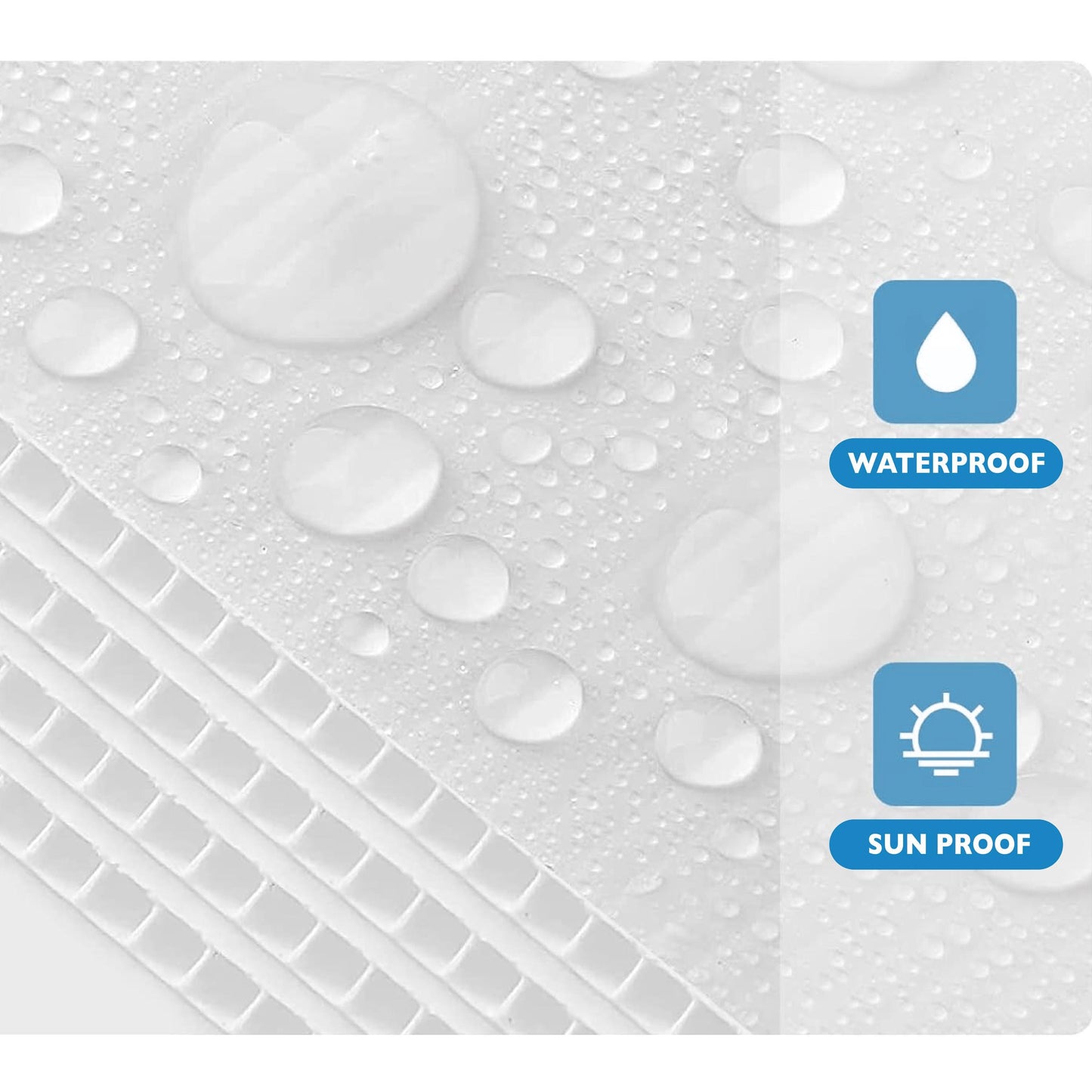 Corrugated Plastic White Sign Blanks - 24"x18" - 4mm Coroplast Sign Boards