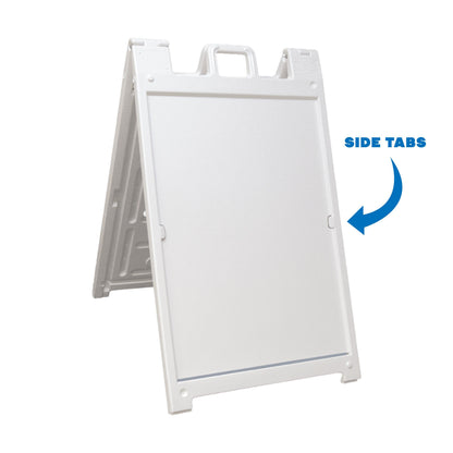 A Frame Stand, A-Frame Display, Promotional Sign, Business Sign, Side Walk Stand, Heavy Duty, Changable A-stands, Deluxe Signicade