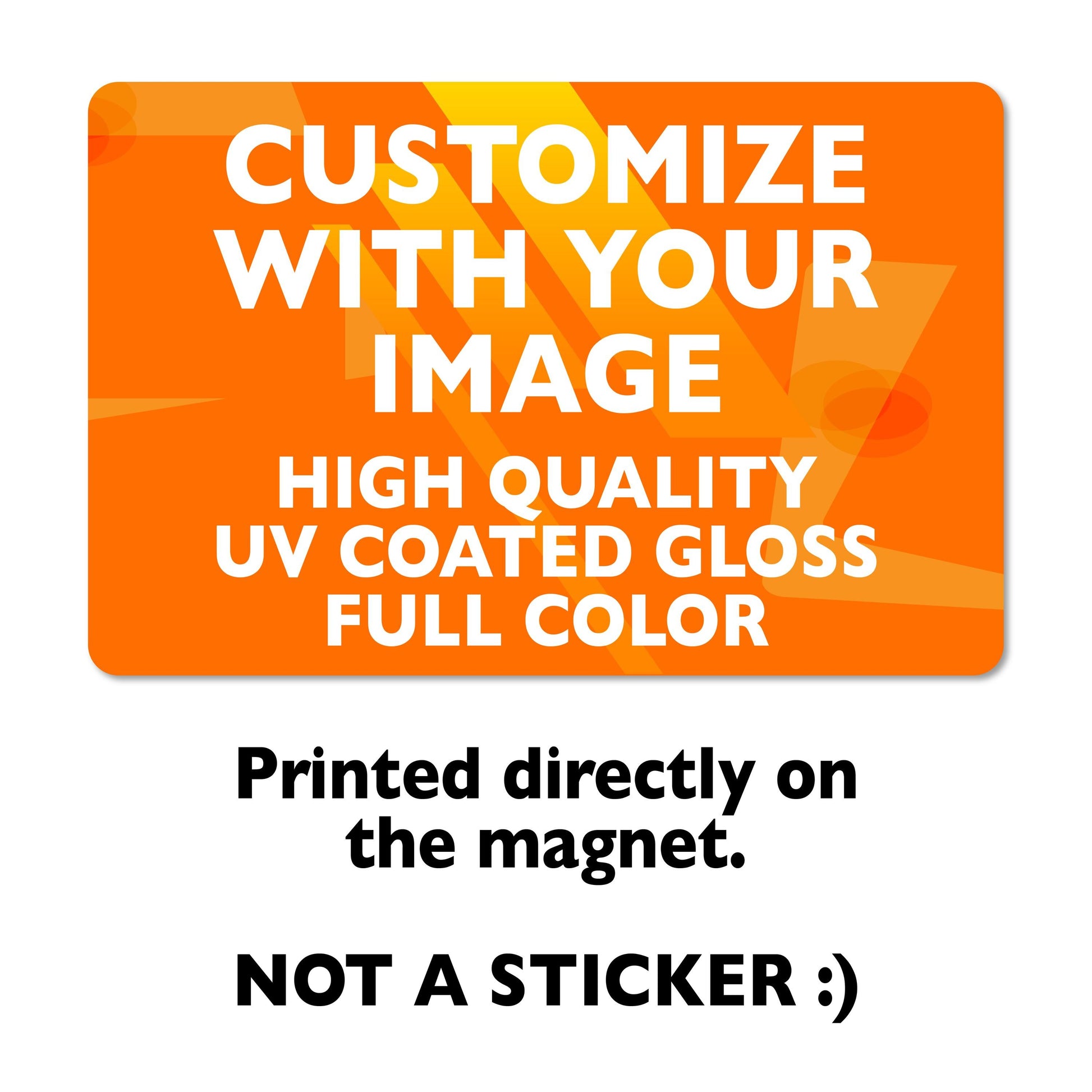 Custom Car Magnets SUPER Fast - detail view