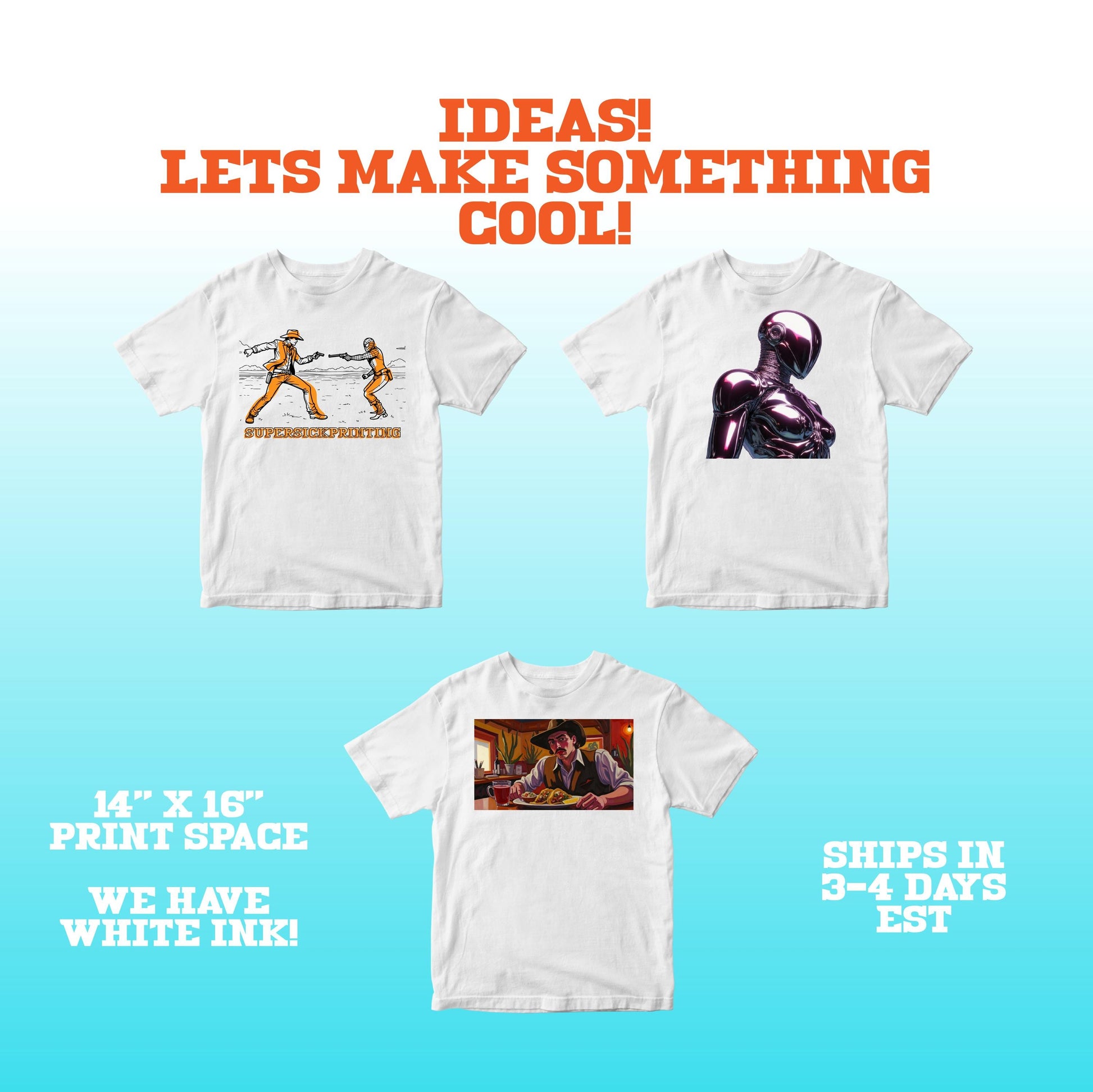 Custom Printed T-Shirts: Personalized Design, Full Color