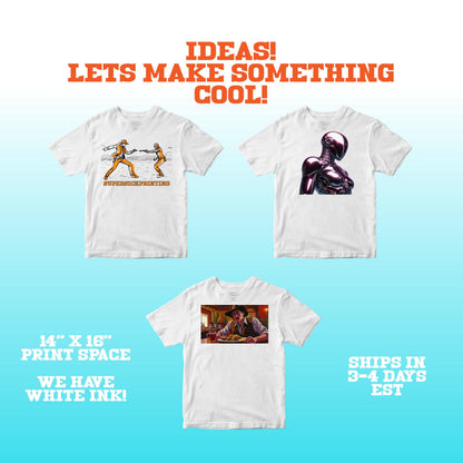 Custom Printed T-Shirts: Personalized Design, Full Color