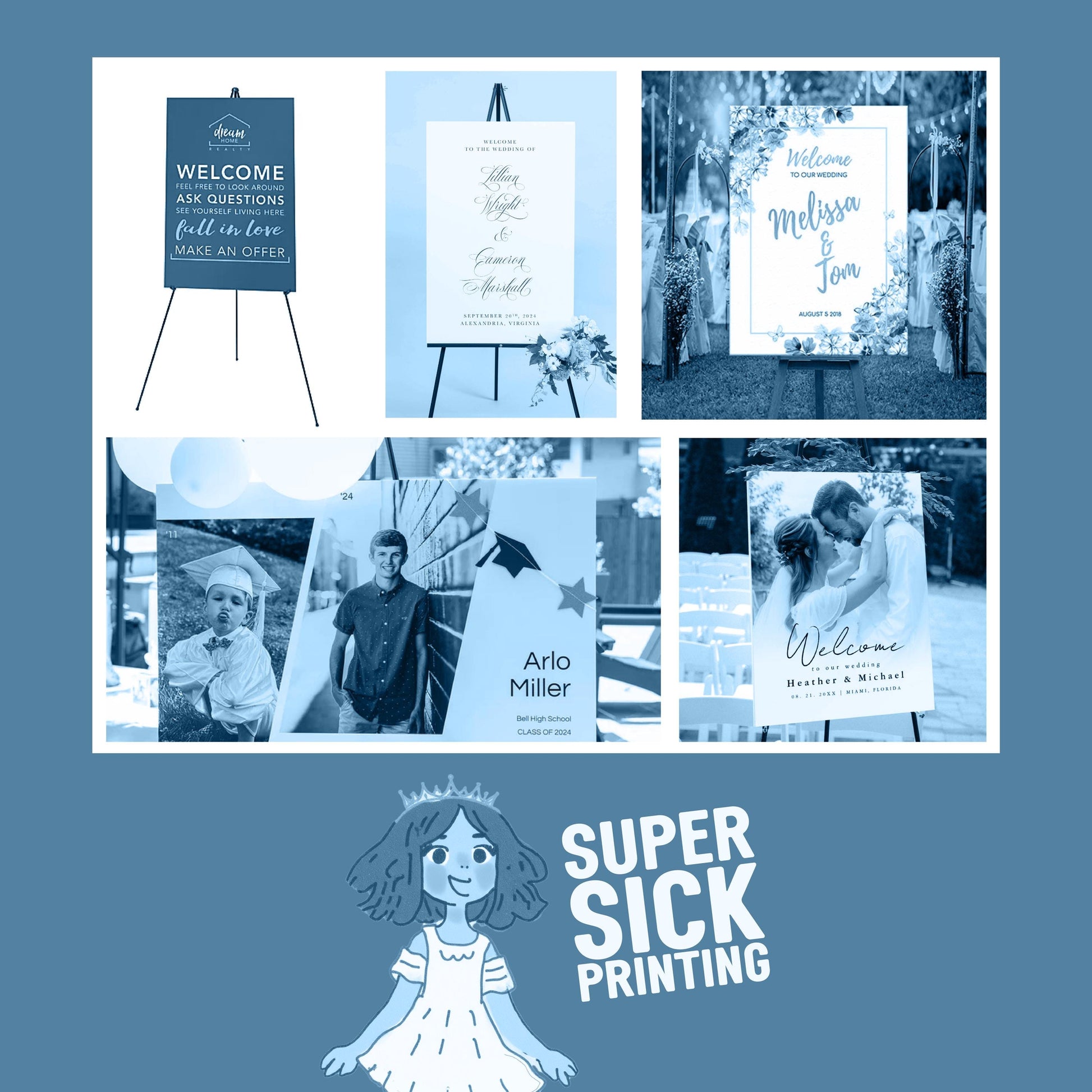 Foam Board Printing - design example