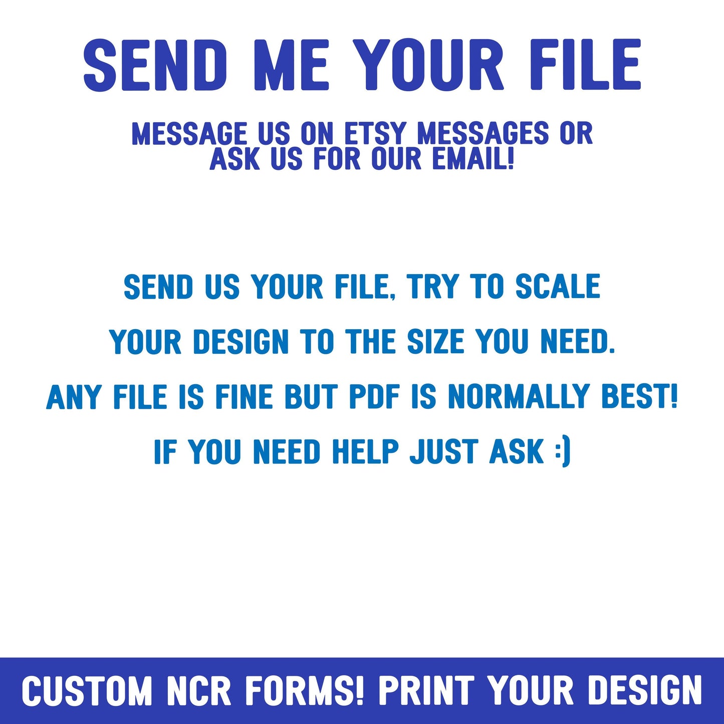 NCR Forms 2-Part Forms - design example