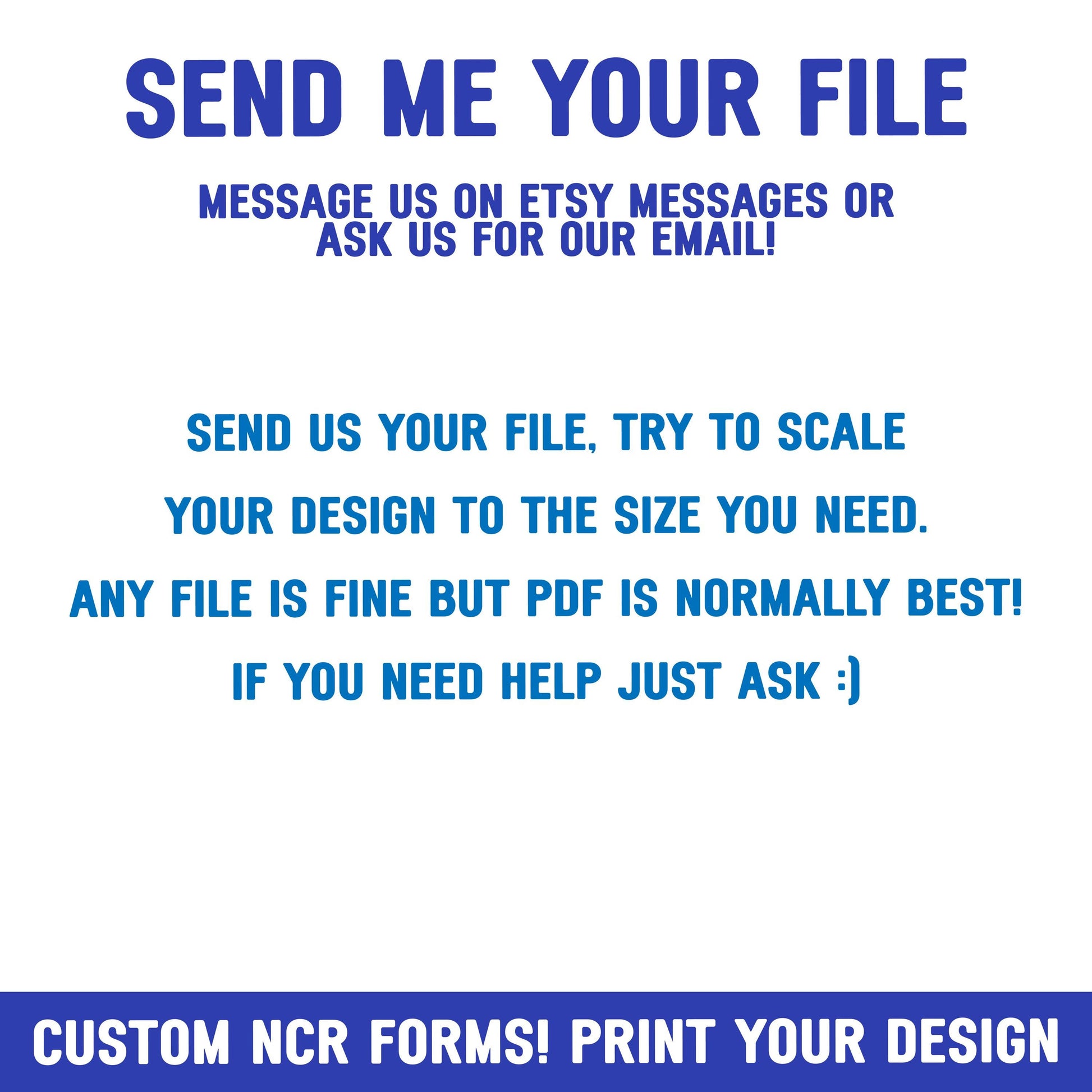 NCR Forms 2-Part Forms - design example