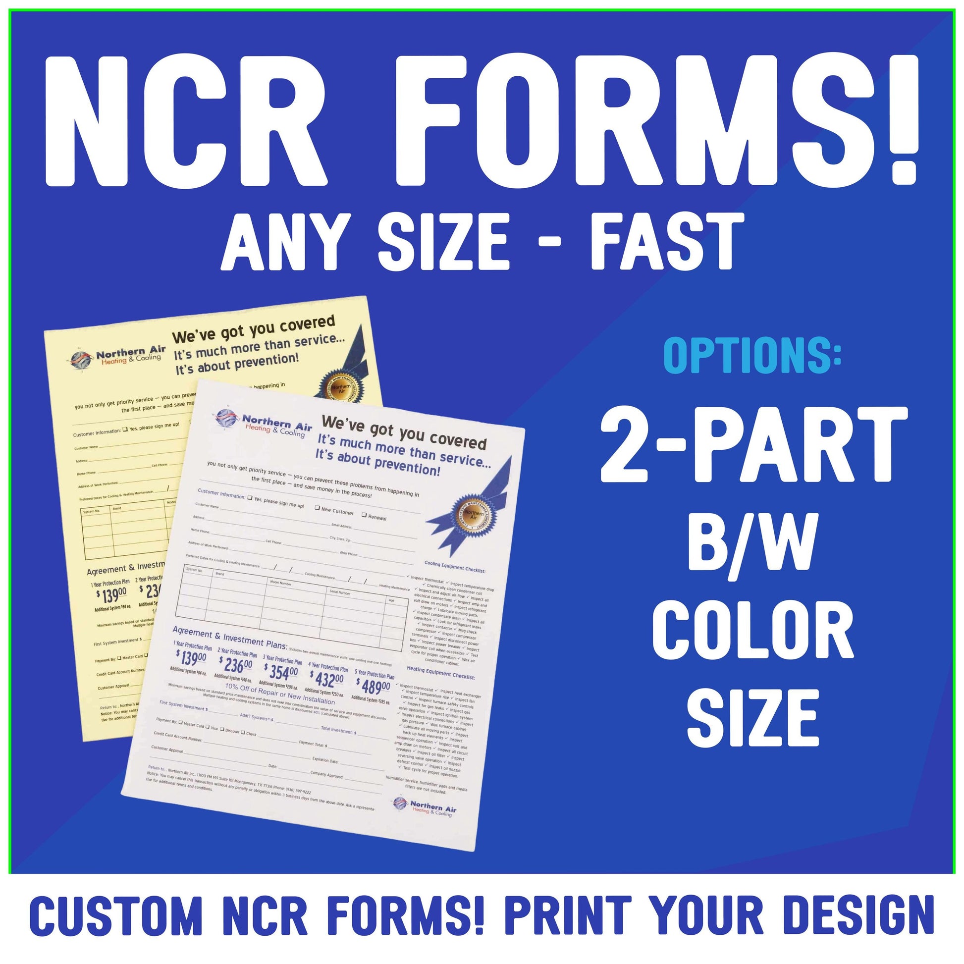 NCR Forms 2-Part Forms - main product photo