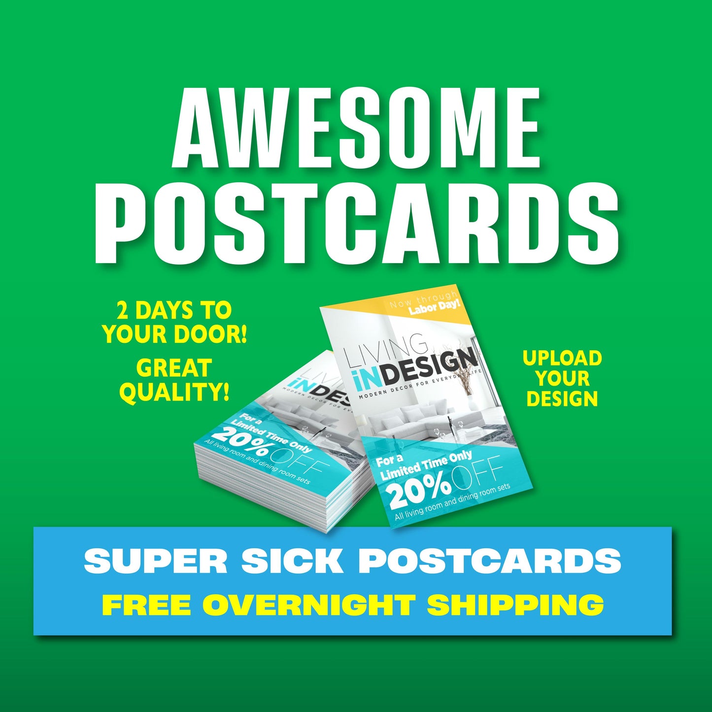 POSTCARD Printing - main product photo