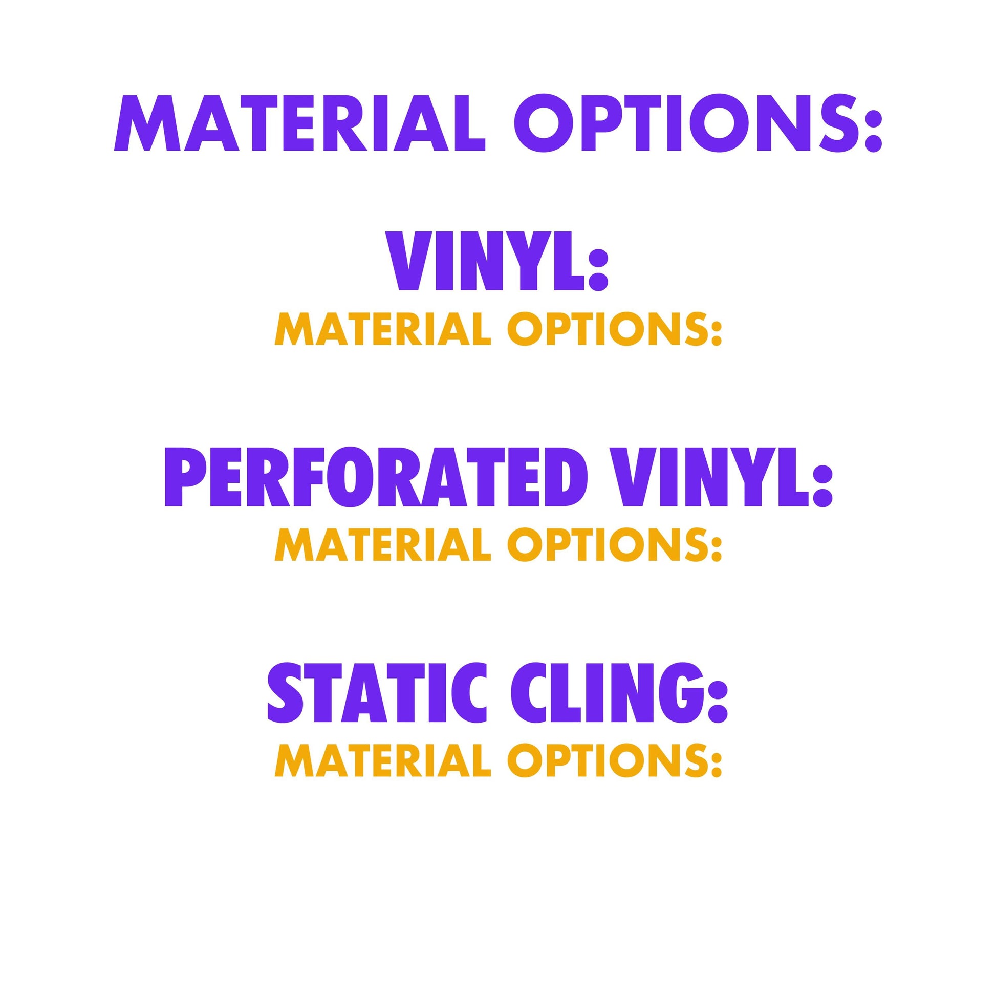 Custom Perforated Door and Window Decals, Perforated Vinyl, Static Cling - detail view