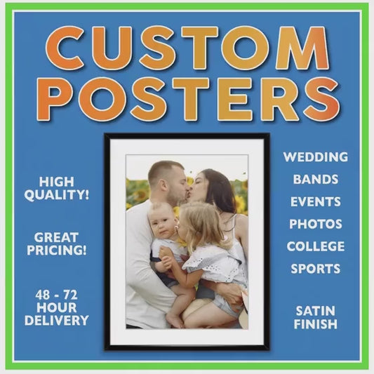 Poster Printing, Custom Printing, Photo Poster Prints, Fast Delivery, High Quality and SUPER SICK!