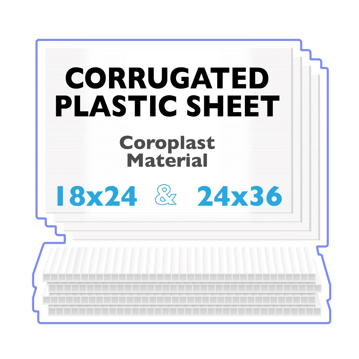 Corrugated Plastic Sign Blanks - Bulk Discounts